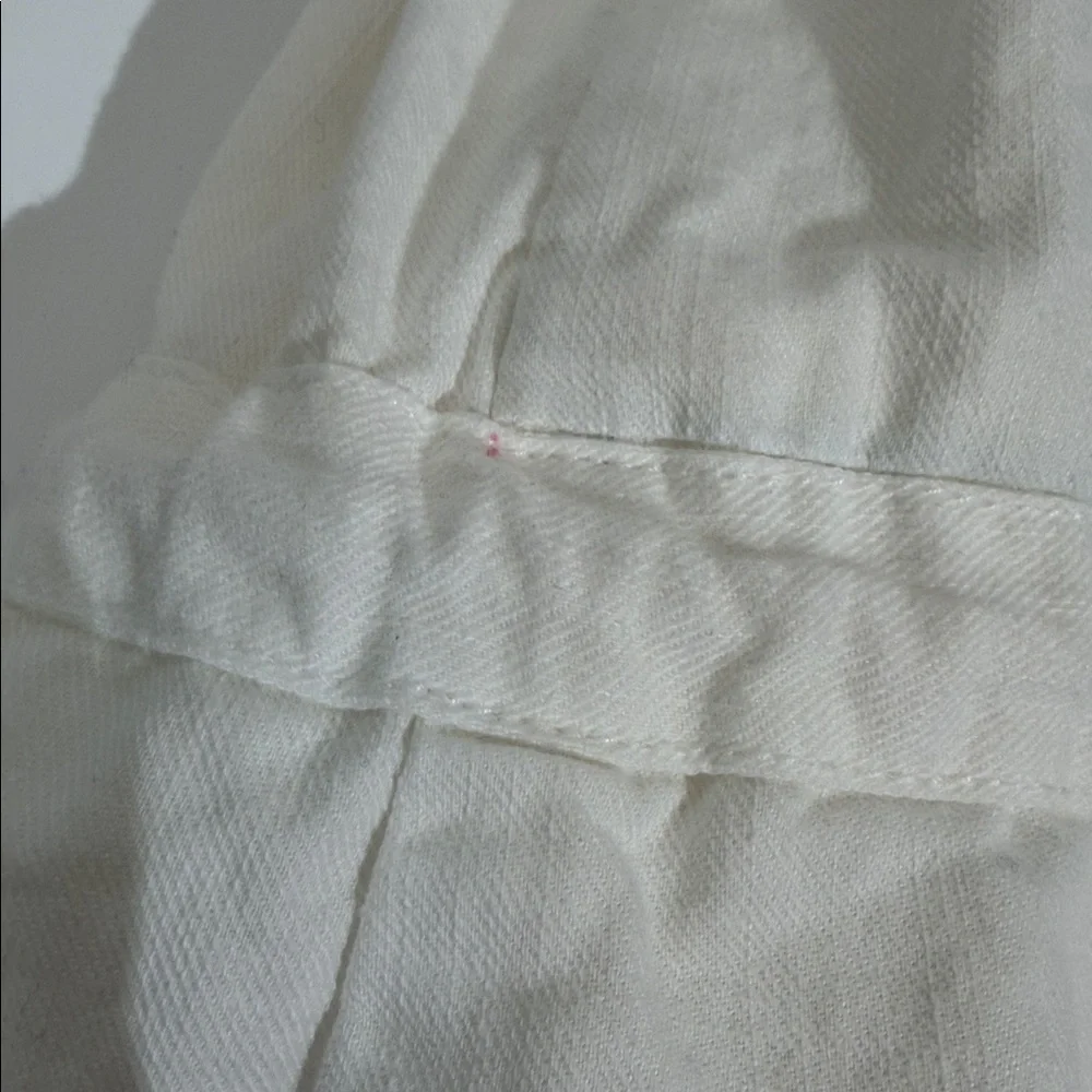 Faherty Larkspur Utility Jacket Size L Ivory White Lightweight - Picture 12 of 12